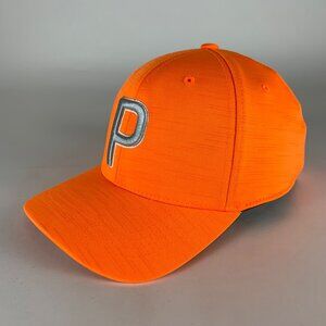 Puma Golf Mens Orange Tour Exclusive Stretch Snapback Hat